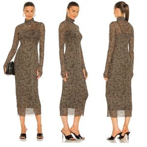 *SOLD OFF POSHMARK* Shailene Midi Dress in Vintage Leopard